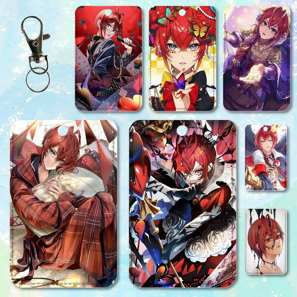 Leather Card Wallet - R-Riddle Game R-Rosehearts Custom Access Card