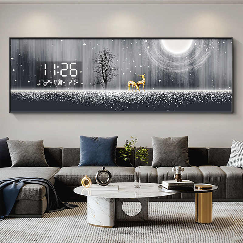 Luxury Lifestyle Background - Light Luxury Elk Living Room Decorative
