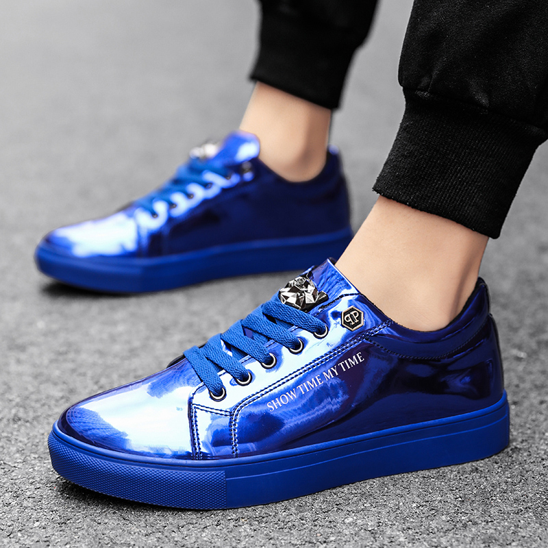 Luxury Men Casual Sneakers Blu - Luxury Lifestyle Fashion review and price