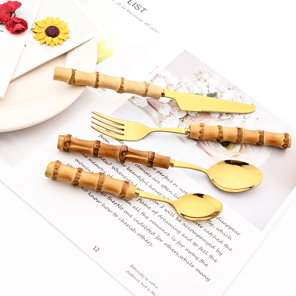 Drmfiy Gold Dinner Fork Cutler - Gold Plated Cutlery review and price