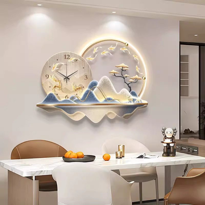 Art Mural Led Clock Wall Luxur - Luxury Lifestyle Fashion review and price